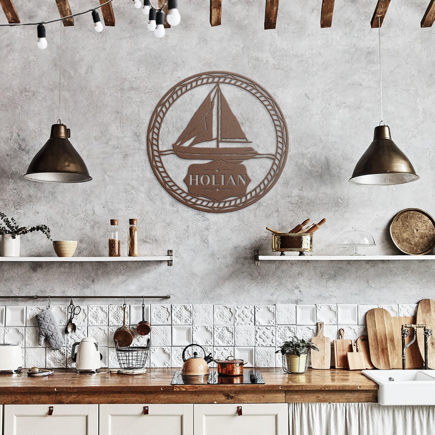 Sailboat Custom Metal Sign