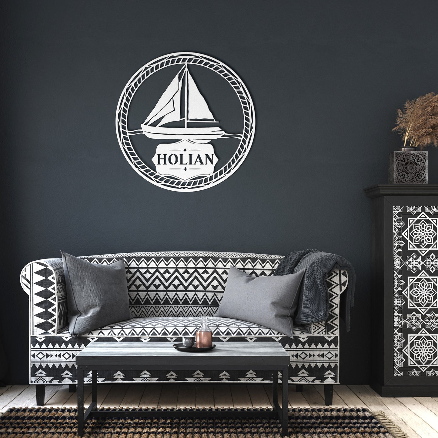 Sailboat Custom Metal Sign