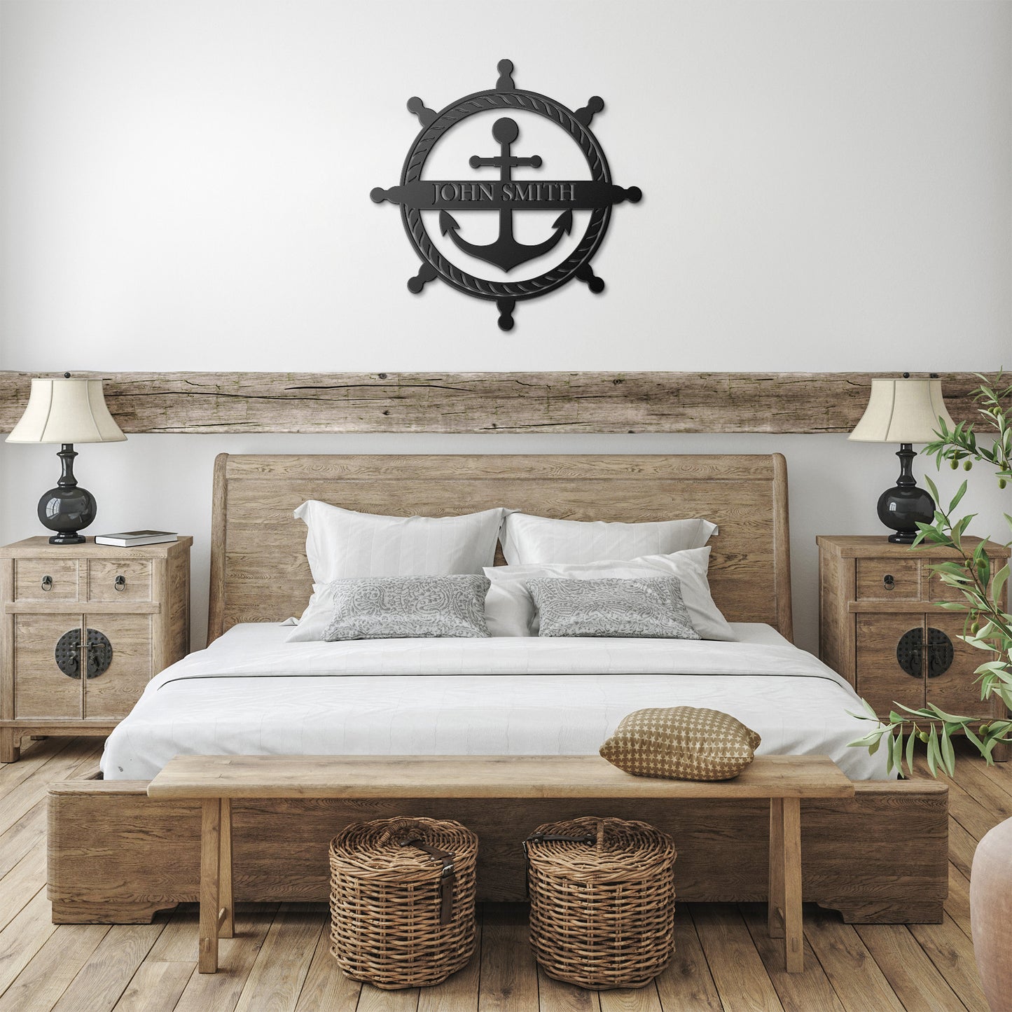 Ships Anchor Custom Metal Sign