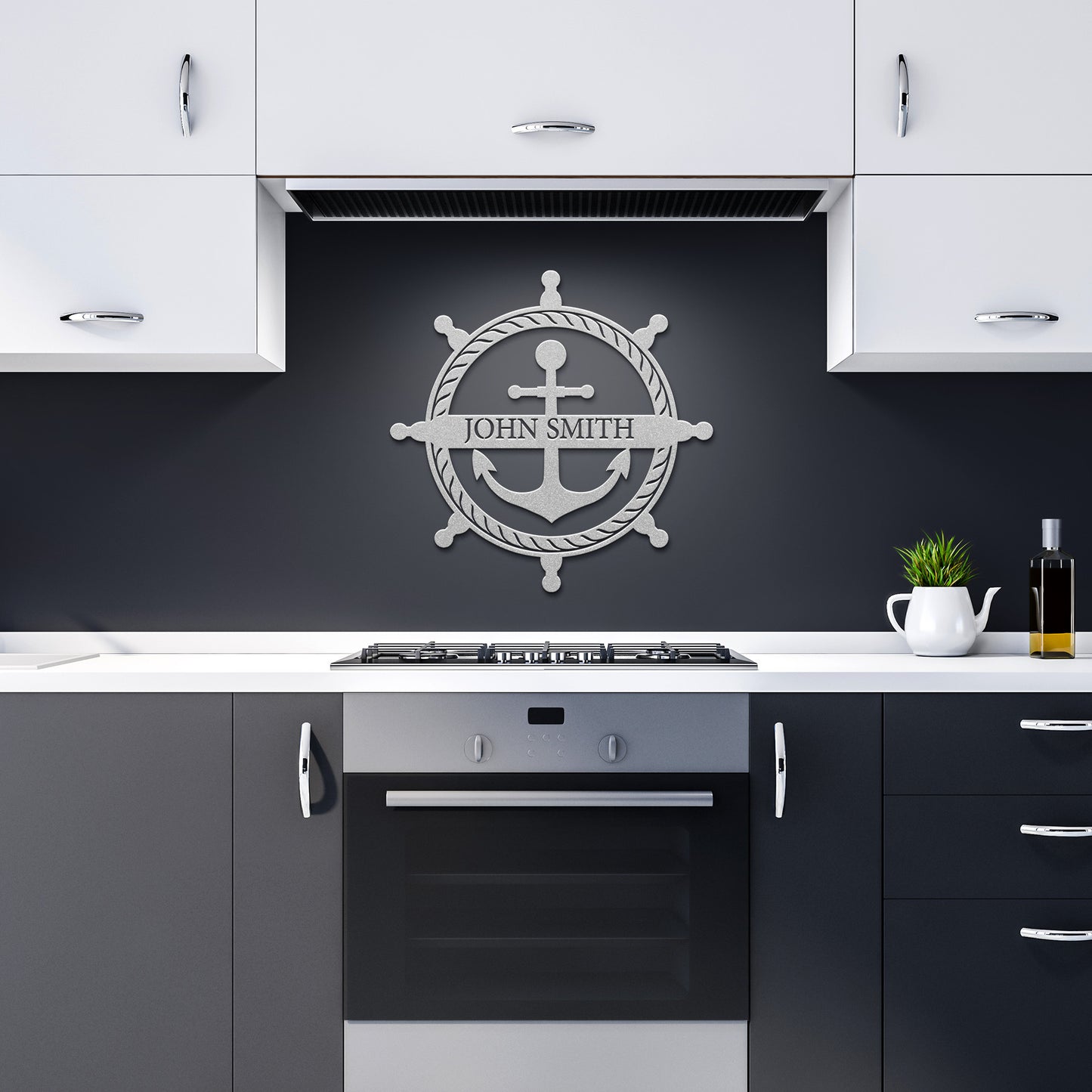 Ships Anchor Custom Metal Sign