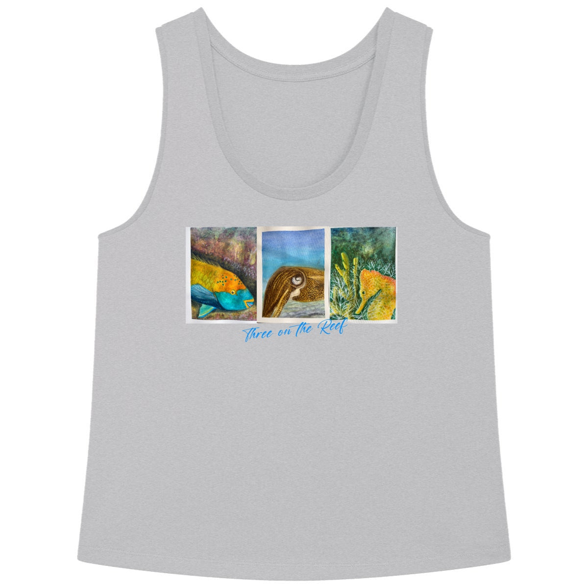 Three on the Reef women's tank top