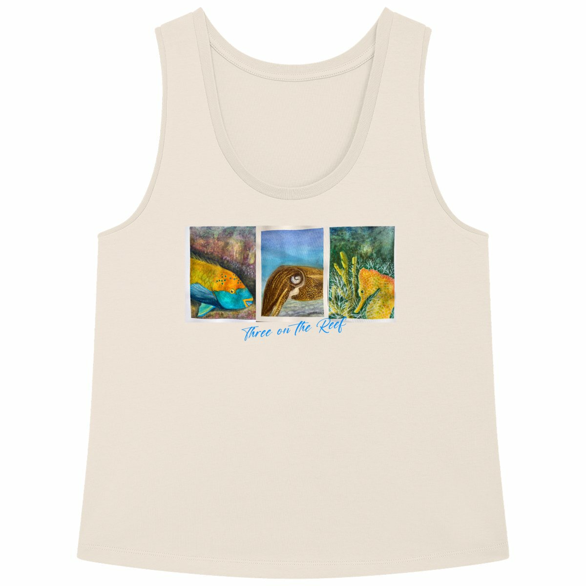 Three on the Reef women's tank top