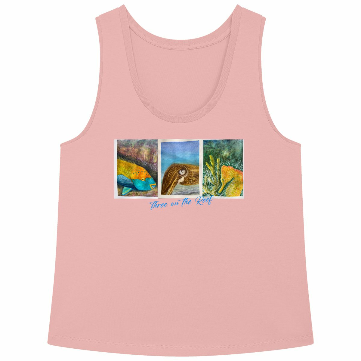 Three on the Reef women's tank top