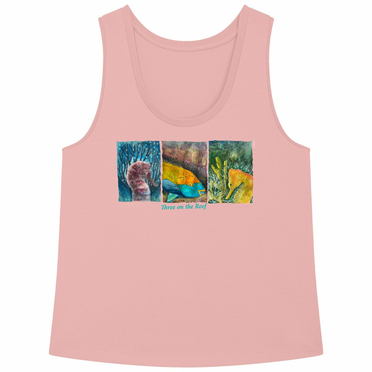 Three on the Reef women's tank top