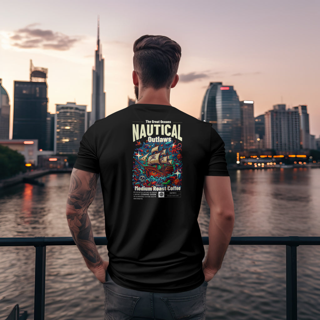 Nautical Outlaws Coffee Tee