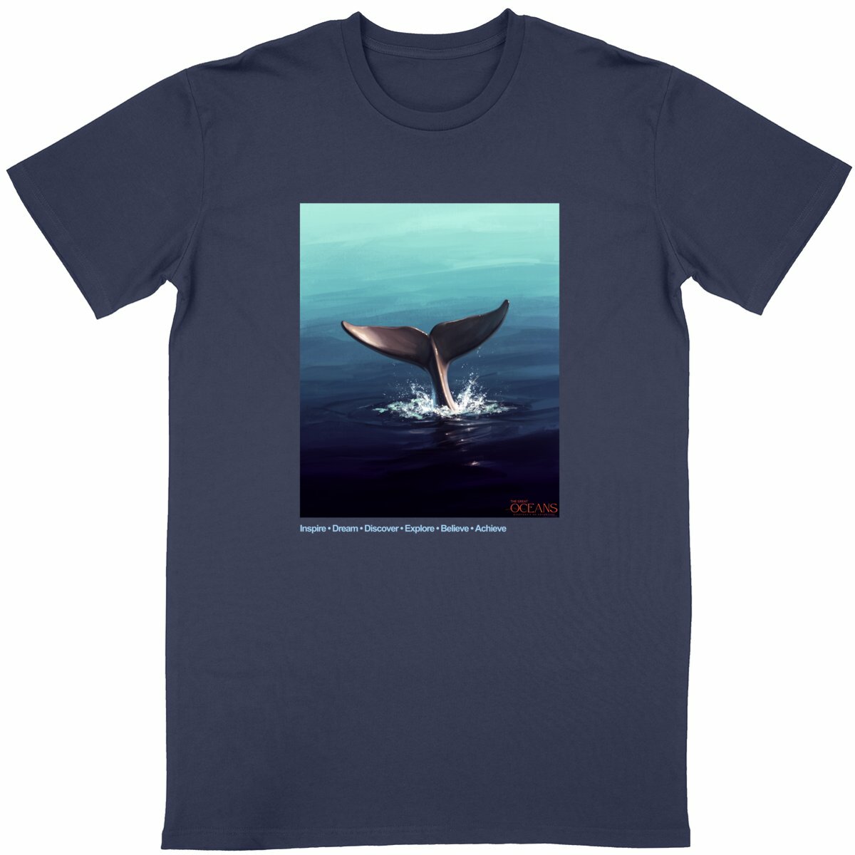 Dolphin Tail - front_navy