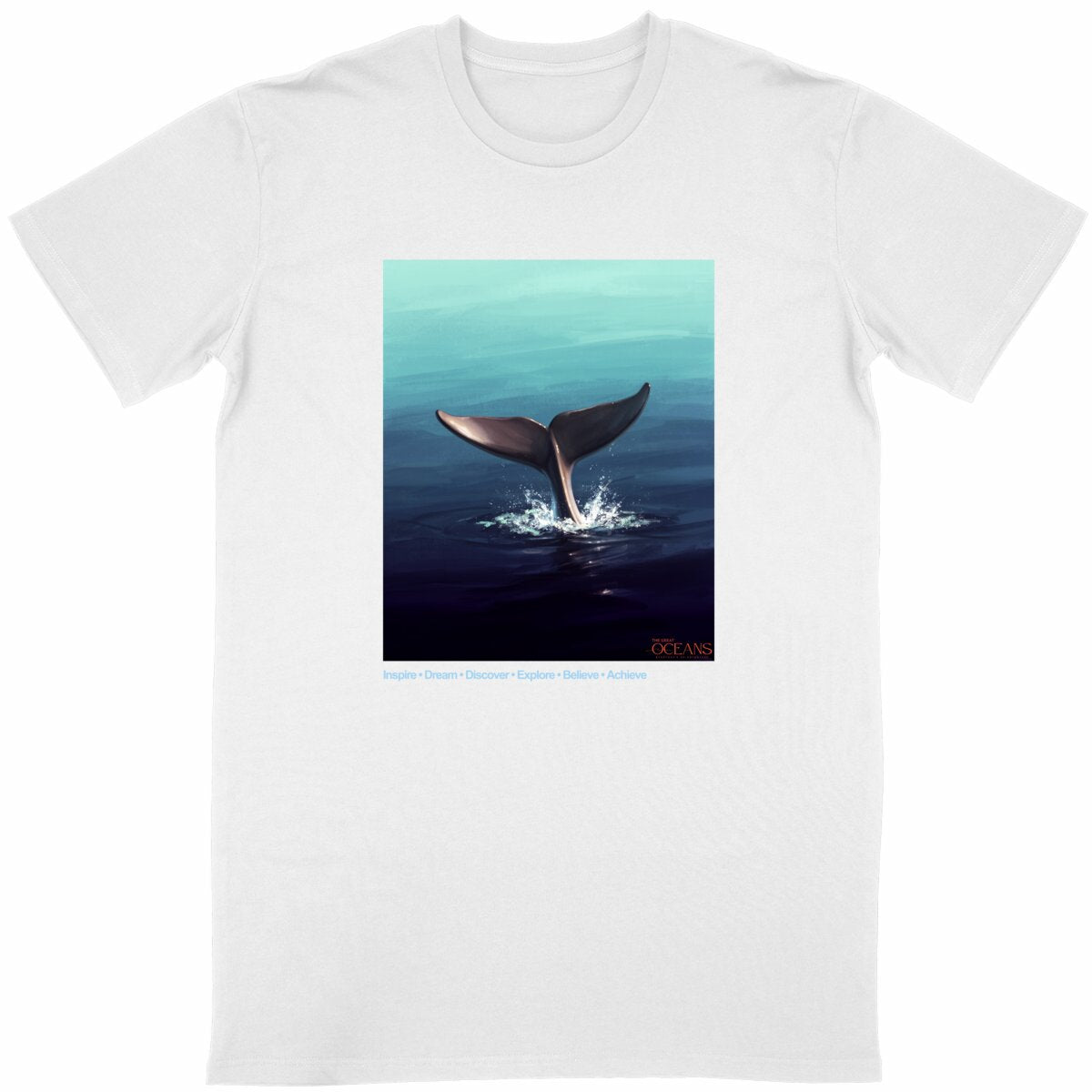 Dolphin Tail - front_white