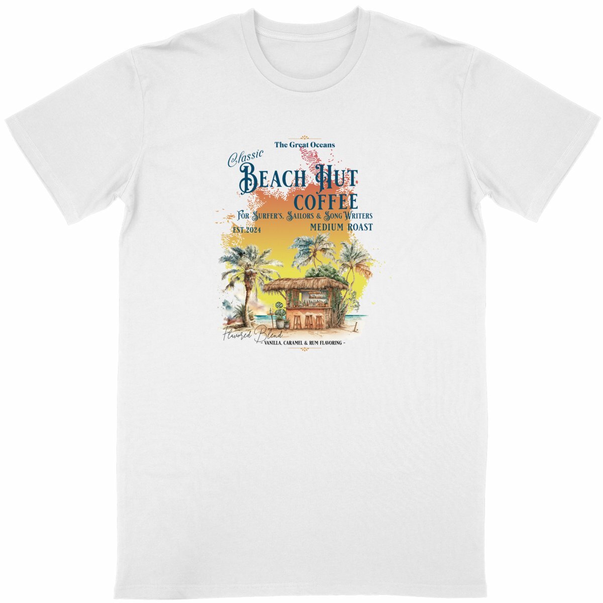 Beach Hut Coffee Tee